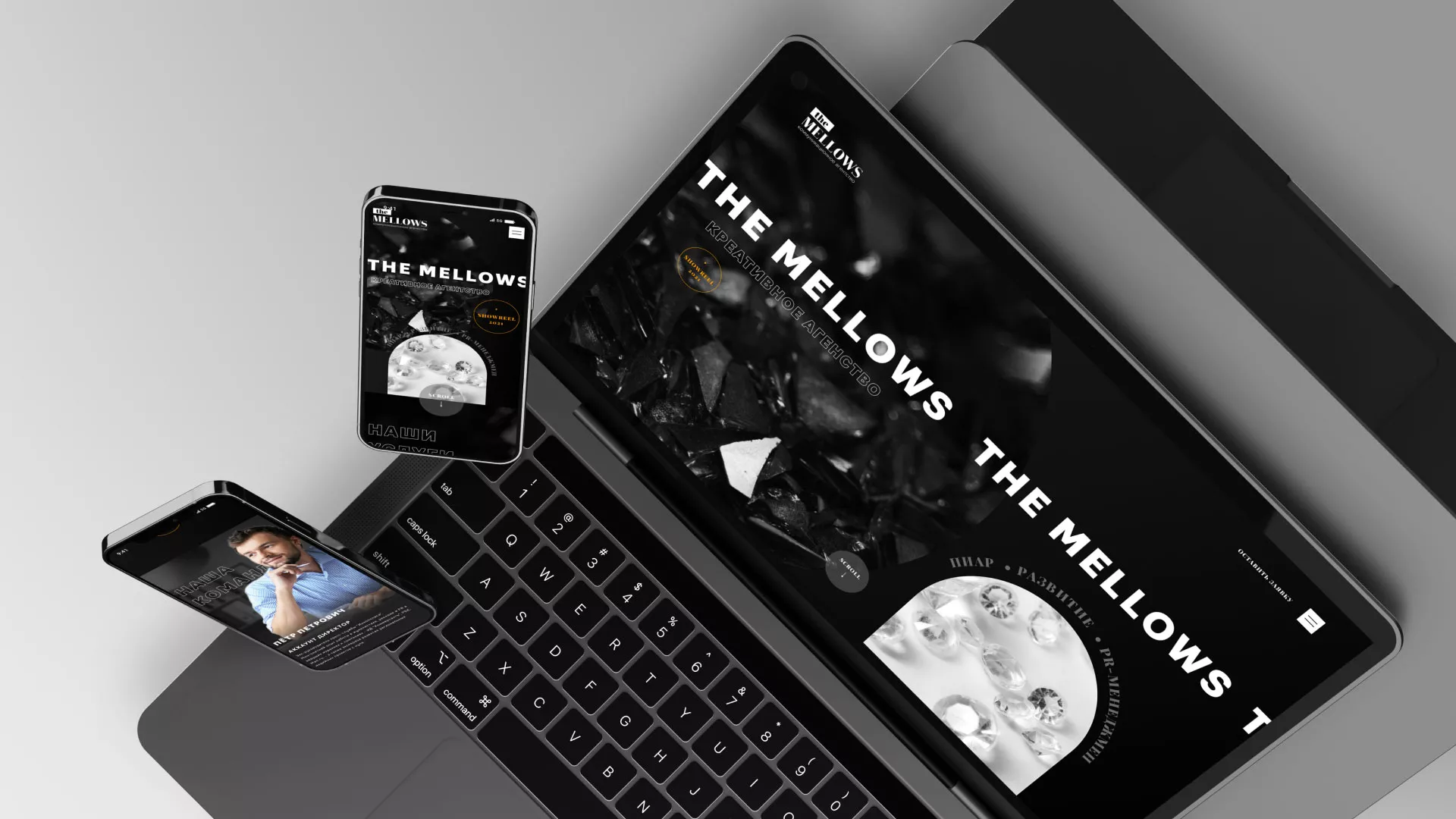 Разработка сайта креативного агентства «The Mellows» в Подольске